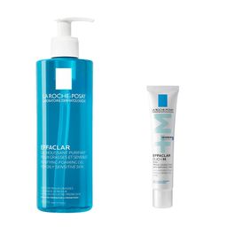 La Roche Posay Gel moussant purifiant + Effaclar Duo+M Soin triple correction anti-imperfections