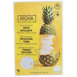 Iroha Nature Exfoliërende en verhelderende tonische schijven