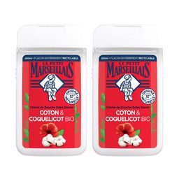 Le Petit Marseillais Extra Milde Crèmige Douchemelk van Katoen en Papaver