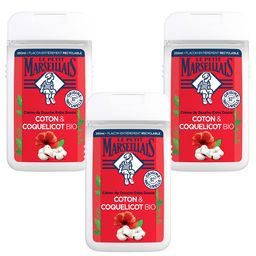 Le Petit Marseillais Extra Milde Crèmige Douchemelk van Katoen en Papaver