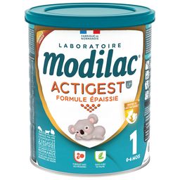 MODILAC Poudre Lait Bébé Actigest Formule Epaissie 0 - 6 Mois