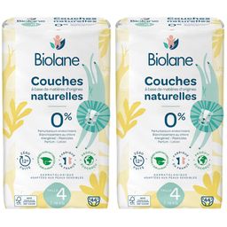 BIOLANE Natural Luiers Maat 4 - Ultra-Absorberend - Geen Lekkage
