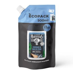 Le Petit Marseillais Navulling Douchegel Mineral & Cederhout voor Mannen