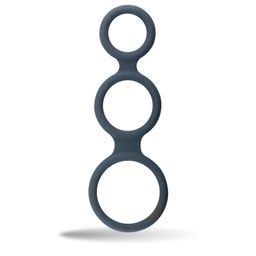 Boners - drievoudige penisring en ballstretcher gemaakt van siliconen