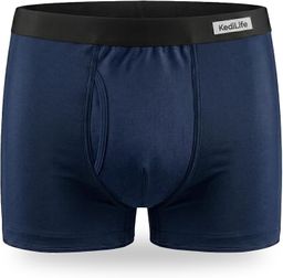 KediLife Boxers pour Incontinence Homme, Boxer Absorbants Bleu