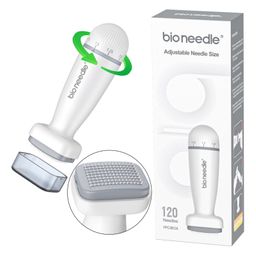 Derma Stamp Dermapen Mésoroller 120 aiguilles en acier inoxydable