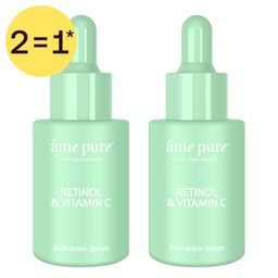 2 = 1* |  âme pure Retinol & Vitamin C Sérum