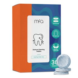 mfa® Comprimés de nettoyage pour prothèses dentaires, gouttières & aligneurs