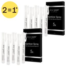 2 = 1* | âme pure GENTLEMEN Sanitizer Spray | Set van 5