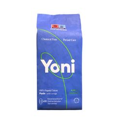 Serviettes flux moyen avec ailettes - coton bio - Value Pack - Yoni