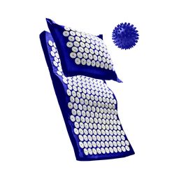 VITALIC Tapis d’acupression en S avec coussin – Massage anti-douleur dos et nuque