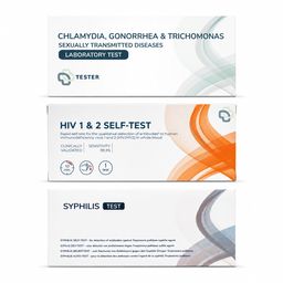 Test Chlamydia, Gonorrhée, Trichomonas, VIH et Syphilis (femme) - The Tester