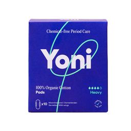 Yoni Serviettes flux abondant ∙ avec ailettes - 100 % coton bio
