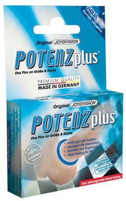 JOYDIVISION POTENZplus transparant maat S, penisring van medisch silicone