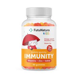 FutuNatura Immunity Zinc + Vitamines Gummies pour Enfants