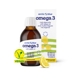 Arctic Blue Omega 3 Algenolie DHA + EPA en Hennepzaadolie ALA met Vitamine D3