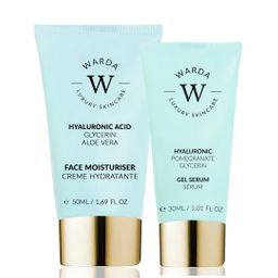 Warda skincare  Hyaluron dagcrème en gelserumset
