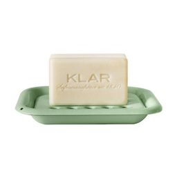 Klar Seifen - Porte-savon transparent en émail, menthe