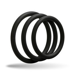 Easytoys - penisring in een set van 3 gemaakt van siliconen