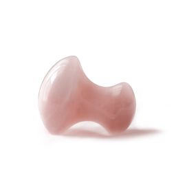 SHAPEVITAL Gua Sha massagesteen in paddenstoelvorm | 100% rozenkwarts | zacht & gelijkmatig