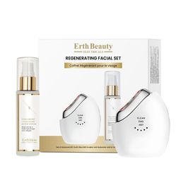 ErthSkin London Regenererende gezichtsset (Advanced Led Youth Glow Ems Sculptor + Ha Serum)