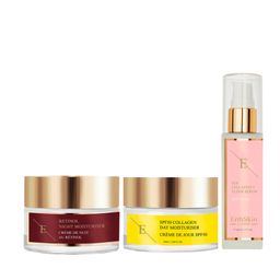ErthSkin London SPF Collageen Dagcrème + Retinol Nachtcrème + EGF CEL EFFECT SERUM