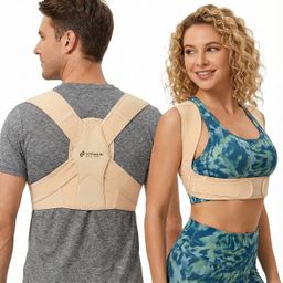 VITALIC Correcteur de posture – Ceinture dorsale réglable – Redresse-dos mixte