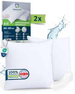 Sensalou taies d'oreiller  imperméable