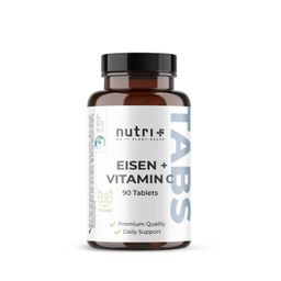 nutri+ Combinaison de Fer + Vitamine C 50mg