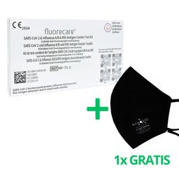 fluorecare® 4in1 Covid, Griep A/B & RSV test + 1x gratis Nanovio-FFP2