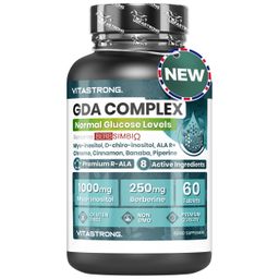 Vitastrong GDA-complex - 60 tabletten, ondersteuning van de glucosestofwisseling