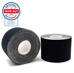 axion® Ruban de Kinésiologie NOIR – 500 x 5 cm