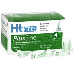 HT One PlusFine 4mm pennaalden (32G) - steriele insuline pennaalden - 100 stuks