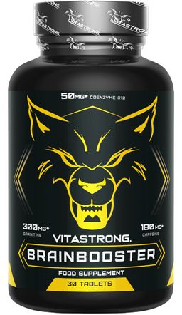Vitastrong Brainbooster - 30 Tabletten, Concentratie En Geheugen