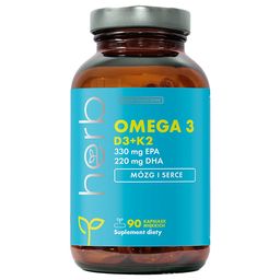 Herb Omega 3 1000 mg with D3+K2