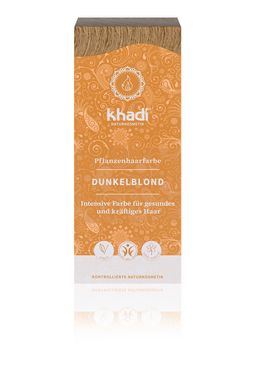 khadi Natural Cosmetics Kruidenhaarkleuring Donkerblond 100 g