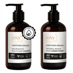 OXY8 Natural Cosmetics HAARVERZORGINGSSET – shampoo & conditioner, ideaal als cadeau