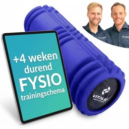 VITALIC Rouleau de massage trigger point – Auto-massage myofascial - Foam roller