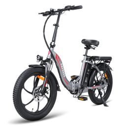 FAFREES F20 Vélo électrique pliable, moteur 250 W, batterie 36 V 18 Ah