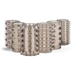 Easytoys - Anneau pénien manchon pénien en silicone avec picots