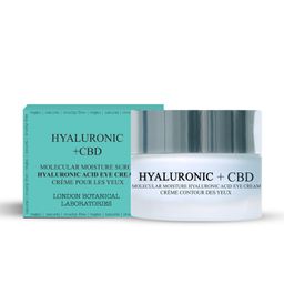 London botanical loboratories  Hyaluronzuur + CBD Moleculaire Moisture Surge-oogdruppels