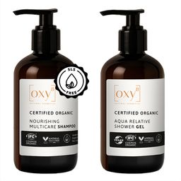 oxy8 Natural Cosmetics - HAARSHAMPOO & DOUCHEGEL - Verzorgingsduo voor mannen