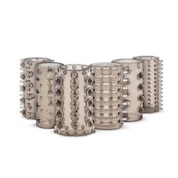 Easytoys - Anneau pénien manchon pénien en silicone avec picots