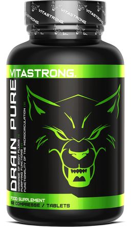 Vitastrong Drainpure Drainerend Supplement - 60 tabletten, helpt vochtretentie te verminderen