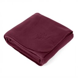 bodhi Yoga deken Asana deken, fleece, bordeaux