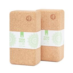 bodhi Set van 2 kurk yoga blokken XL