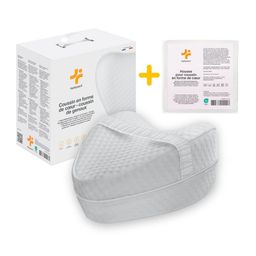 INPHYSIO Set: Ergonomisch Hartkussen met Extra Kussenhoes