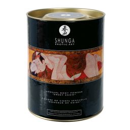 Shunga – poudre intime corps pour massage et rasage - framboise