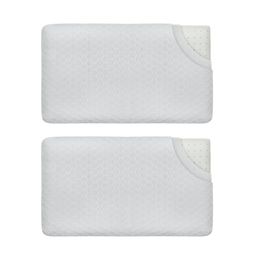INPHYSIO 2 oreillers enfant respirants en tissu de bambou