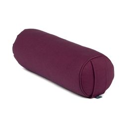 bodhi Yoga mini bolster (rond), nekrol, ECO, boekweitdoppen aubergine
